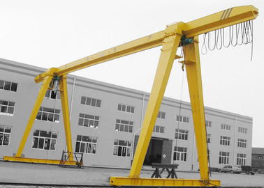 MH Single Girder Bepergian Gantry Lifting Machine Untuk Bengkel / Pelabuhan