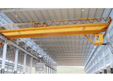 Seri QZ Grab Bucket Overhead Bridge Crane Double Girder Dengan Sertifikasi ISO Trolley