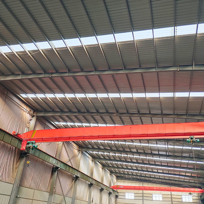 Sertifikasi ISO LD Type Overhead Crane Workstation Bridge Dengan Electric Hoist