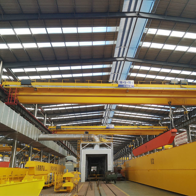 QD Double Girder Overhead Bridge Crane Dengan Trolley 30m / Min