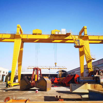 3-40m Gantry Crane 550KN Rated Lifting Moment untuk Heavy Duty Lifting