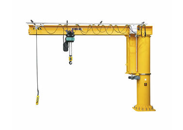 Tipe Pemasangan Kolom Jib Crane Tugas Berat Dengan Kerekan Listrik &amp; Remote Control
