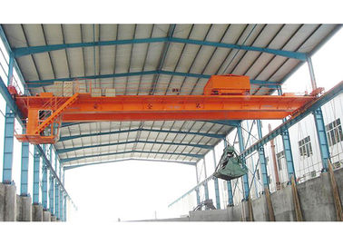 QZ Grab Type Overhead Bridge Crane, Double Beam Overhead Crane Untuk Gudang