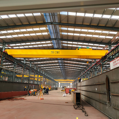 Kekakuan Kuat Single Beam EOT Overhead Crane Industrial Indoor Monorail