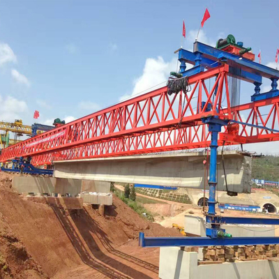 Kapasitas Berat Jenis Truss Meluncurkan Mesin Ereksi Bridge Girder