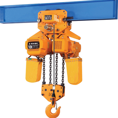 Tenaga Listrik Industri 2 Ton Chain Hoist Equipment Light Duty