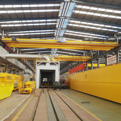 Top Running Overhead Traveling Bridge Crane Double Girder Electric 20 Ton
