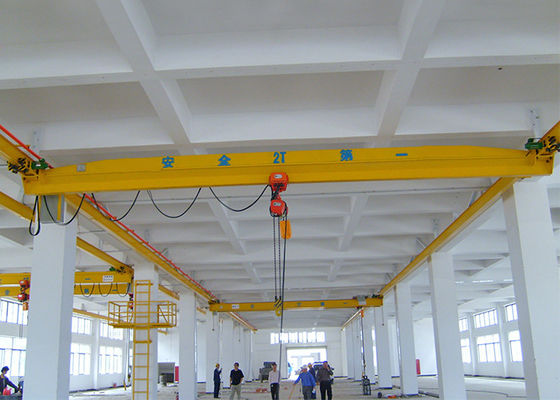 Monorail Hanger Overhead Bridge Crane Equipment Struktur Ringan 30m