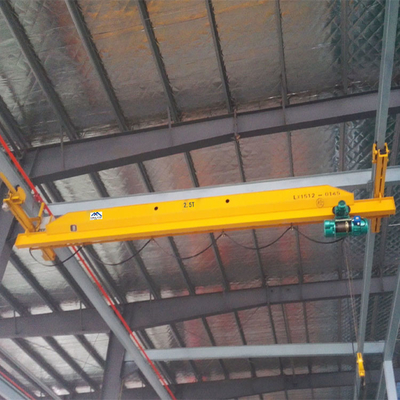 Single Beam Overhead Bridge Crane Underslung Warehouse Tinggi 6m