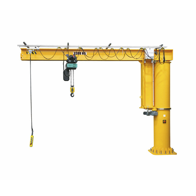 Pillar Column Mounted Jib Crane Rotation Berdiri Bebas 40 Derajat