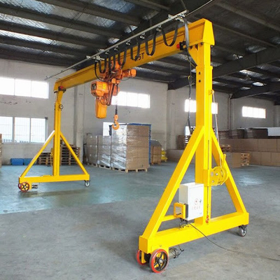 Peralatan Pengangkat Seluler Gantry Crane Portabel Listrik Kecil