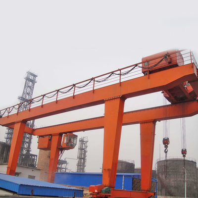 Lelah Travel Lift Shipping Container Gantry Crane 50HZ RTG Rubber