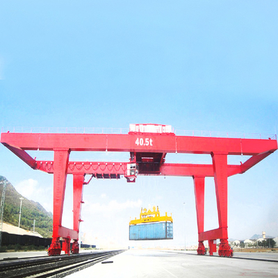 Power Source AC Gantry Crane Untuk Mengangkat Kontainer Kontainer Derek Kontrol Kabin