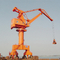 Mobile Harbour Menggunakan Peralatan Listrik Level Luffing Portal Crane
