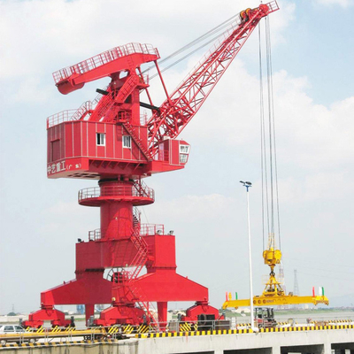 Level Luffing Mobile Harbour Portal Crane 380V Peralatan Listrik