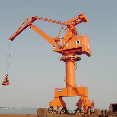 Level Luffing Mobile Harbour Portal Crane 380V Peralatan Listrik