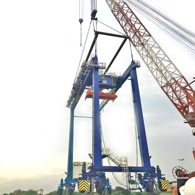 Port Rubber Tyred Gantry Crane A7 Tugas Untuk Pemuatan Kontainer