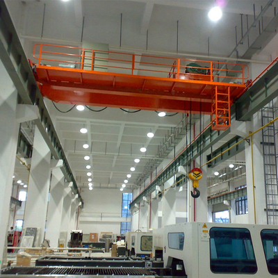 Dual Beam Overhead Bridge Crane Electric Trolley 25ton Kecepatan Ganda 31m