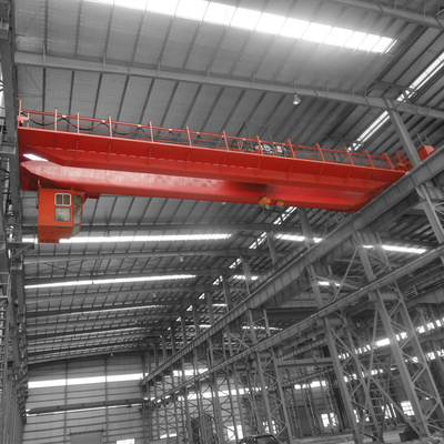 Dual Beam Overhead Bridge Crane Electric Trolley 25ton Kecepatan Ganda 31m