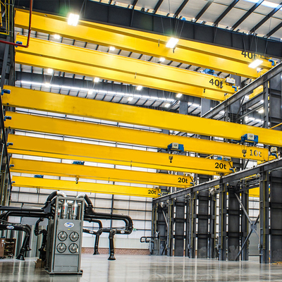 5 Ton Overhead Bridge Crane Eropa Dengan Kinerja Tinggi Hoist Untuk Gudang