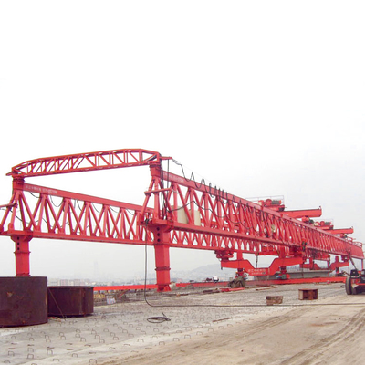 100Ton Girder Launcher Crane Railway Building Penggunaan 5m / Min Untuk Jalan Raya