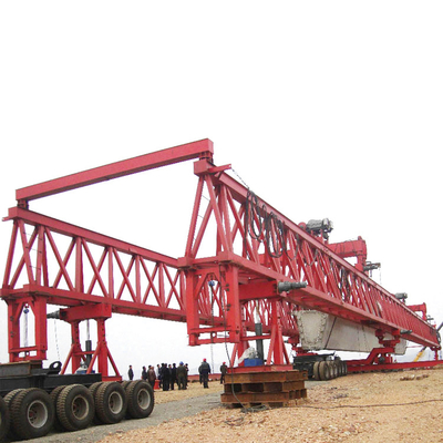 100Ton Girder Launcher Crane Railway Building Penggunaan 5m / Min Untuk Jalan Raya