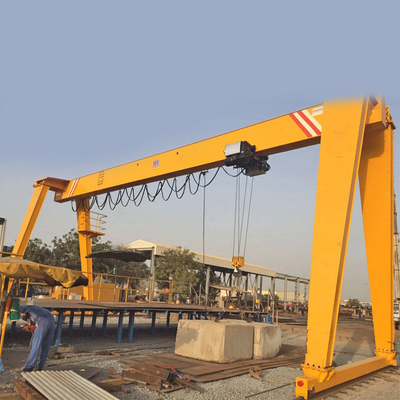 Mesin Angkat Gerbang Tunggal Gantry Crane Semua Ton 5T 10T 20T 30T A5