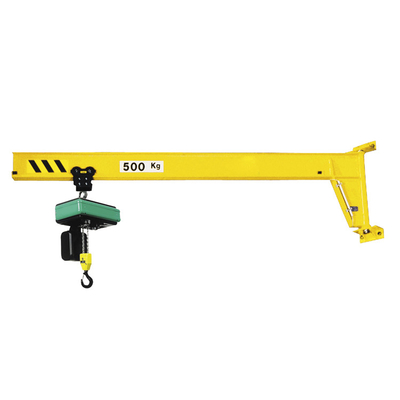 3 Ton Tembok Dibesarkan Jib Crane Light Duty Dengan Electric Chain Hoist