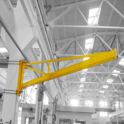 3 Ton Tembok Dibesarkan Jib Crane Light Duty Dengan Electric Chain Hoist