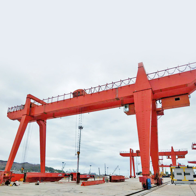 Jenis Kotak Double Girder Gantry Crane Heavy Duty Umum Outdoor Gunakan 40m 15M/MIN