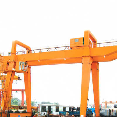 Jenis Kotak Double Girder Gantry Crane Heavy Duty Umum Outdoor Gunakan 40m 15M/MIN
