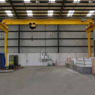 Single Girder Bridge Crane Tipe Eropa 380V 50hz Dengan Sertifikat Ce ISO