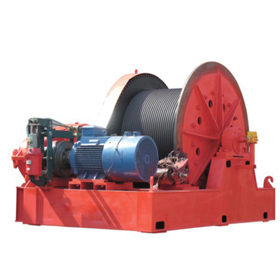 Bangunan Angkat Electric Winch 380V Efisiensi Tinggi Dengan Tali Kawat
