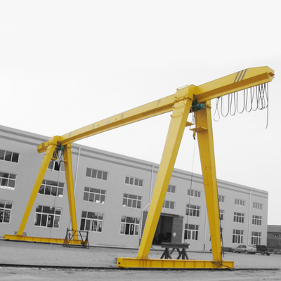 Single Girder Gantry Crane Dengan Konstruksi Baja Yang Kokoh Dan Gerakan Yang Halus
