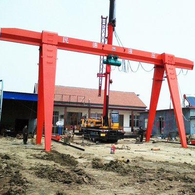 Single Girder Gantry Crane Dengan Konstruksi Baja Yang Kokoh Dan Gerakan Yang Halus