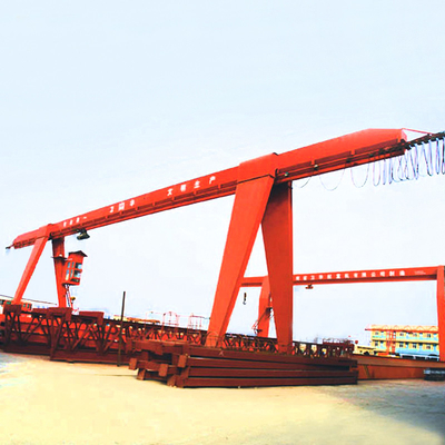 3-40m Gantry Hoist Crane dengan Kontrol Kabin untuk Penggunaan Industri