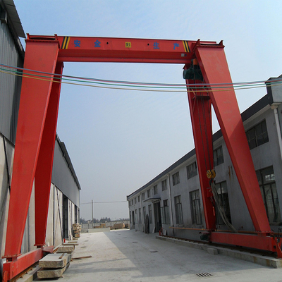 3-40m Gantry Hoist Crane dengan Kontrol Kabin untuk Penggunaan Industri
