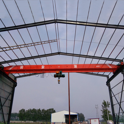 Mesin Pengangkat 10t Electric Single Girder Bridge Crane Dengan Harga Pabrik