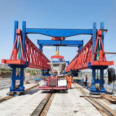 Truss Jenis Jembatan Girder Launcher Crane Baja Berkinerja Tinggi Dalam Panas