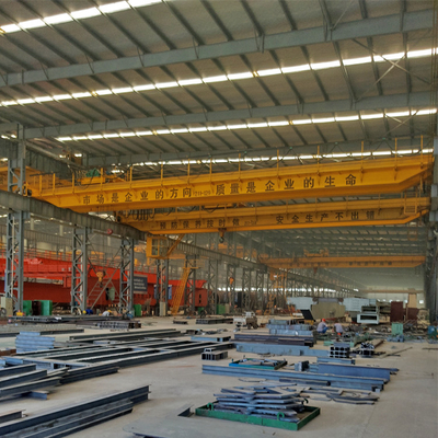10t 20t 30t 50t Jembatan atas Crane Double Beam Untuk Pemuatan
