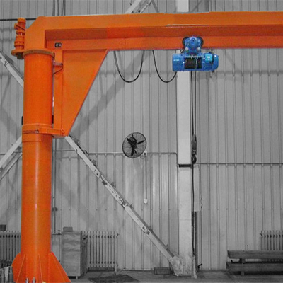 Bangunan Indoor Lifting Floor Mounted Jib Crane 2m/Min General Workshop Gunakan 0,5m/S
