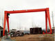 luar 20 ton kontainer balok tunggal mobile steel gantry crane dengan hoist