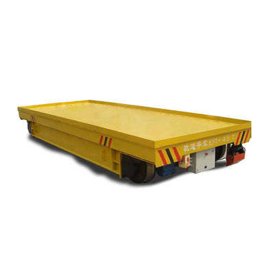 Remote Control motor didorong Rail Lifting Transfer Cart Untuk Gudang